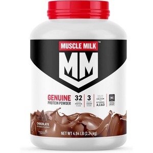 Muscle Milk Genuine Protein Powder, Chocolate - 32 Serving Jar (Pack of 1) - 1 of 4