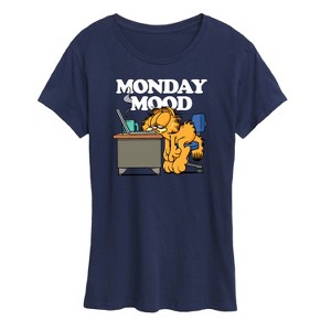 Women's - Garfield - Monday Mood Short Sleeve Graphic T-Shirt - 1 of 4
