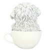 Design Toscano Puppuccino Puppy Collectible Dog Statue: White Maltese - 4 of 4