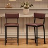 Backrest Bar Stools - 3 of 4