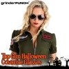 grinderPUNCH - Big XL Wide Frame Extra Large Aviator Sunglasses Oversized 148mm Black - 2 of 4