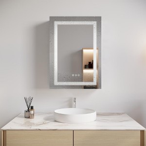 Lighted Medicine Cabinet, Medicine Cabinet Mirror With 3 Touch Switch, Adjustable Brightness And Color Temperature - 1 of 4
