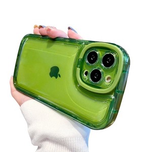 BONGEEK Designed for iPhone 14 Pro Max Case, Clear Shockproof Phone Case for iPhone 14 Pro Max 6.7 inch (Green) - 1 of 4