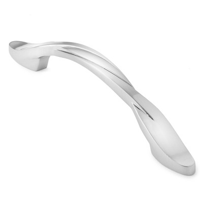 Cauldham Solid Braided Kitchen Cabinet Pulls Handles (5" Hole Centers) - Drawer/Door Hardware - Style M260 - Satin Nickel