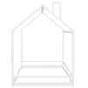 Twin Size/Full Size Platform Bed, Wooden Floor Bed, House-Shaped Bed Frame with Roof for Teens Boys Girls Bedroom Furniture (Slats Not Included) - 3 of 4
