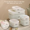 LunaLulinlk Food Storage Containers 6 Pack, Plastic Lunch Boxes with Lids, Reusable Bento Boxes - 4 of 4