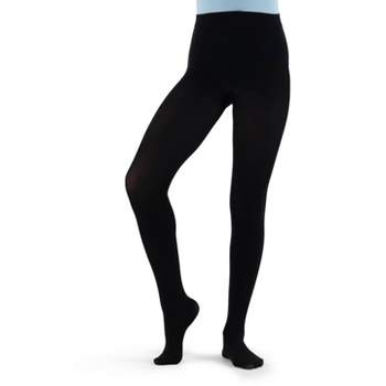 Capezio Porcelain Ultra Soft Self Knit Waistband Transition Tight, Toddler  One Size : Target