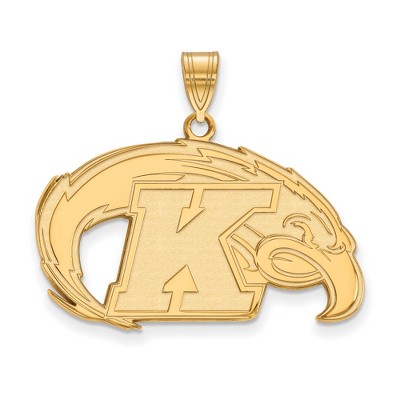 Black Bow Jewelry 14k Yellow Gold Plated Sterling Silver Kent State ...