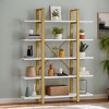 Hommoo 72" Tall 5-Tier Vintage Industrial Bookshelf - 2 of 4