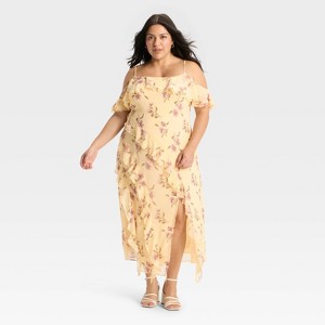 Women's Tiered Maxi Sundress - Wild Fable™ - 1 of 3