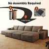 Dewdrop Cloud Sectional Couch ,Modern Modular Sofa with Deep Seat, Upholstered Couches for Living Room Bedroom,No Assembly Required - 4 of 4