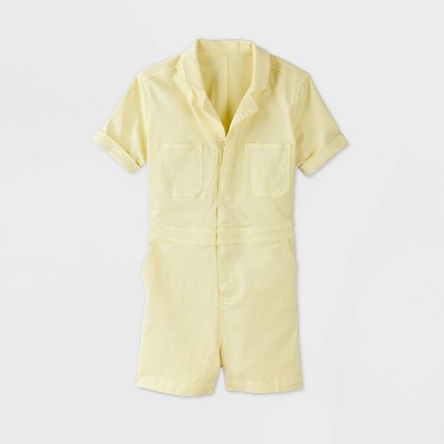 short sleeve boiler suit womens