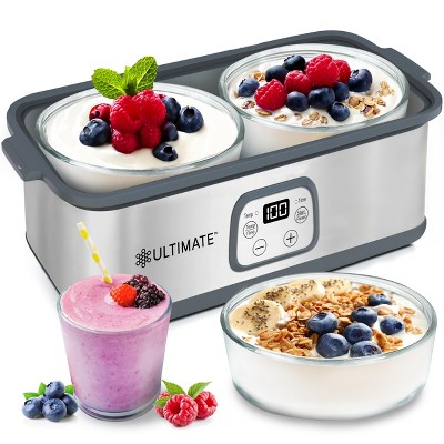 Ultimate Probiotic Yogurt Maker with Adjustable Temperature & Time Control - Make Trillions of Live Probiotics & Get Better Gut Health