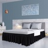 PiccoCasa Elastic Ruffled Brushed Soft Platform Drop Bed Skirts 16" 1 Pc - image 2 of 3