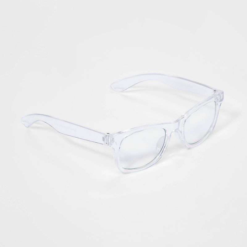 Kids&#39; Blue Light Filtering Surfer Shade Glasses - Cat &#38; Jack&#8482; Clear, 2 of 3