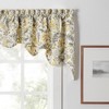 Ellis Curtain Regency Swag Shaped 3" Rod Pocket Valances for Windows 100" x 30" Grey - 3 of 4
