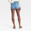 Women's High-Rise Cutoff Mini Jean Shorts - Universal Thread™ - 2 of 3