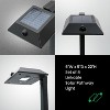 Home Zone Security® Mesh-Linkable Solar LED Contemporary-Style Security Pathway Light, 300 Lumens, 4 Pack in Black - image 2 of 4