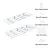 Atlas Shelving 2pk 2'x6' Wall Shelf Garage Storage Rack 800 lbs White - 2 of 4