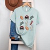 Simply Sage Market Women's Football Collage Short Sleeve Graphic Tee - 3 of 4