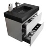 NicBex Floating Bathroom Vanity with Sink,Bathroom Sink Vanity with 2 Drawers,35.8 inch Bathroom Sink Cabinet without Drain and Faucet,Pre-assembled - 2 of 4