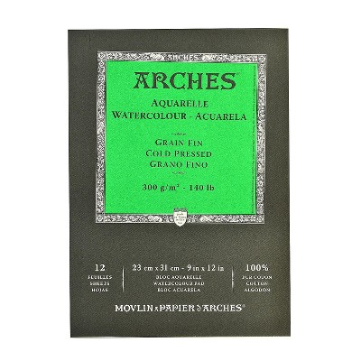 Arches Watercolor Paper 140 lb. Hot Press White 22 in. x 30 in. Sheet