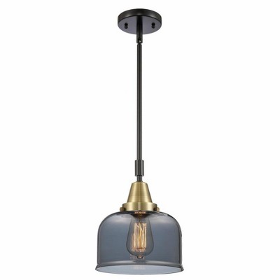 Bell - 1 Light Stem Hung Mini Pendant In Industrial Style-11.13 Inches Tall and 8 Inches Wide