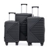 3 Piece Set Of Luggage,ABS Spinner Wheel Luggage With TSA Combination Lock,20/24/28 Inch Luggage Set,Suitcases Set-Cuddlewood - 2 of 4