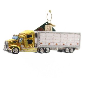 Old World Christmas 1.75 In Semi Truck Tree Ornament , Haul Load Goods Country (1PC) - 1 of 3