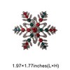 Unique Bargains Christmas Brooches Wreath Wind Chime Alloy Dripping Wax Multicolor 1.57"x2.17" 1 Pc - 3 of 4