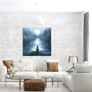 Isabella and Her Moon by David Joaquin Unframed Wall Canvas - iCanvas - 1 of 3