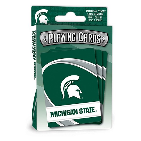 Ncaa Michigan State Spartans Standard Playing Cards Target