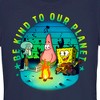 Juniors Womens SpongeBob SquarePants Be Kind to Our Planet T-Shirt - 2 of 4