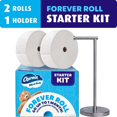 Charmin Ultra Soft Toilet Paper Forever Roll Starter Kit