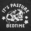Its Pasture Bedtime Baby Bodysuit Funny Sarcastic Cow Graphic Novelty Jumper For Infants - Crazy Dog Baby Bodysuit - 2 of 4