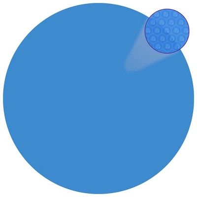 vidaXL Pool Cover Blue Thick PE film with air chambers 150.4 in diameter