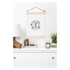 Wonder Forest Folky Forest Monogram Letter Art Print Unframed Wall Poster Gray - Deny Designs - 2 of 2