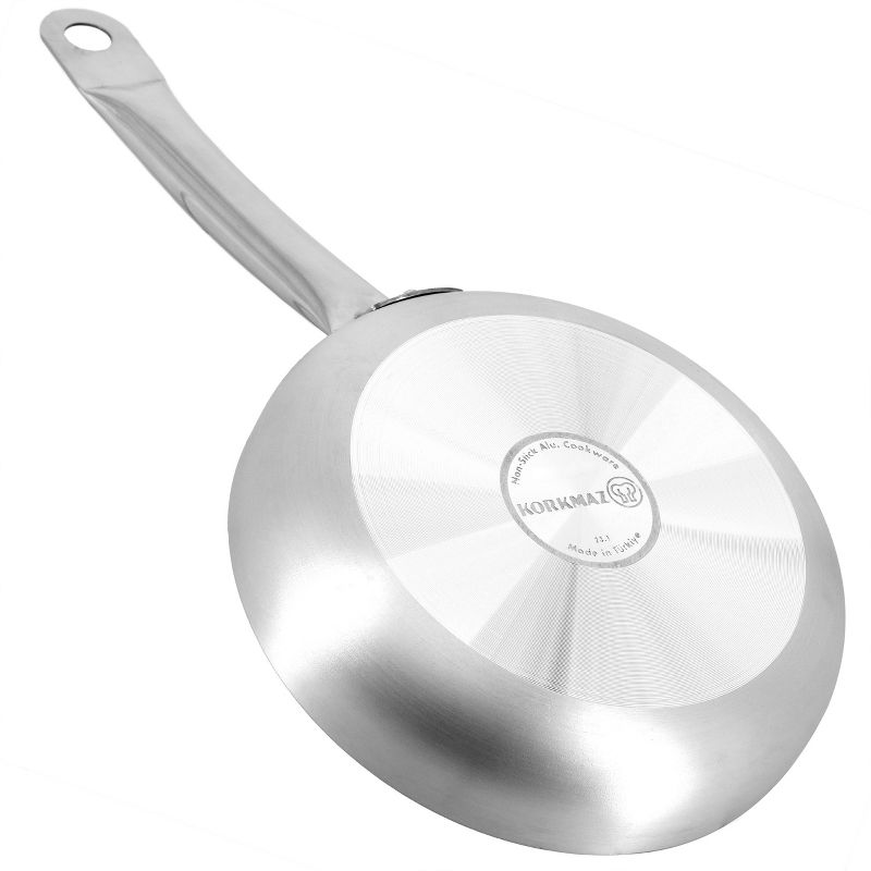 Korkmaz Gastro Proline Professional Series Tava and Frypan in Brushed Silver, 2 of 7
