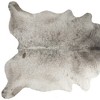 HomeRoots 5' X 7' Taupe and Ivory Cowhide Hand Knotted Area Rug - 4 of 4