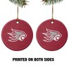 California State University Chico Primary Logo Porcelain Holiday Christmas Tree Ornament - 2 of 4