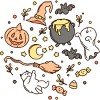 Boy's Design By Humans Halloween By kimprut T-Shirt - 2 of 2