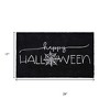 HomeRoots 17" X 29" Black And White Halloween Halloween Happy Halloween Outdoor Coir Door Mat - 3 of 4