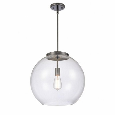 Athens - 1 Light Pendant In Industrial Style-16.38 Inches Tall and 15.75 Inches Wide