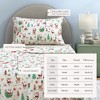 100% Cotton Christmas Flannel Sheet Set - Great Bay Home - 3 of 4