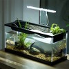 Desktop Water Scene Aquarium, Small Fish Tank with Lid, Aquarium Starter Kits with Air Pump for Shrimp, Turtle, and Reptile - 2 of 4