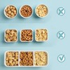 Aoibox 11 Inch Ceramic Divided Serving Tray with 3 Compartments, Ideal for Snacks, Appetizers, Fruit, Candy, and Chip & Dip Sets, Set of 2 - 4 of 4