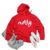 Simply Sage Market Women's Graphic Hoodie Merry Bold Cursive - 2 of 3