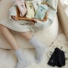 Anna-Kaci Women's 3-Pack Fuzzy Crew Socks with Embroidered Bow Detail and Soft Plush Texture - 4 of 4