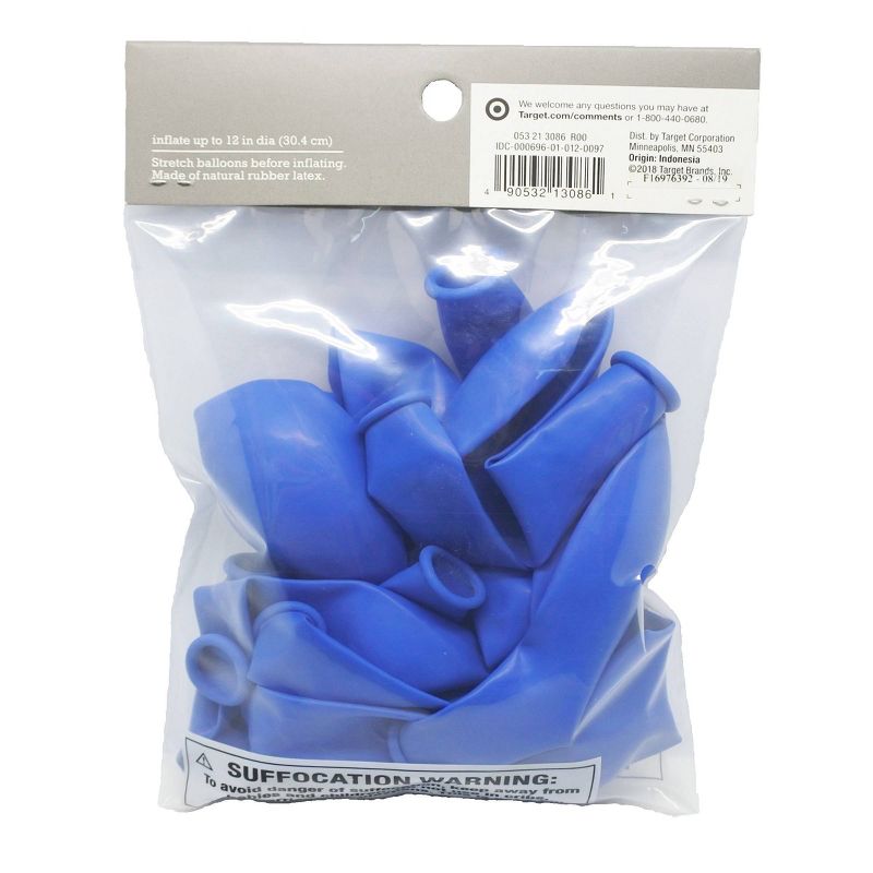 15ct Blue Balloons - Spritz&#8482;, 3 of 4