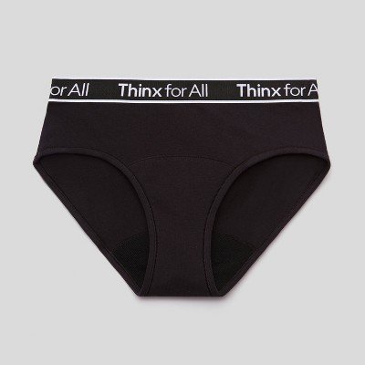 THINX Modal Boyshort, Black, Super Absorbency